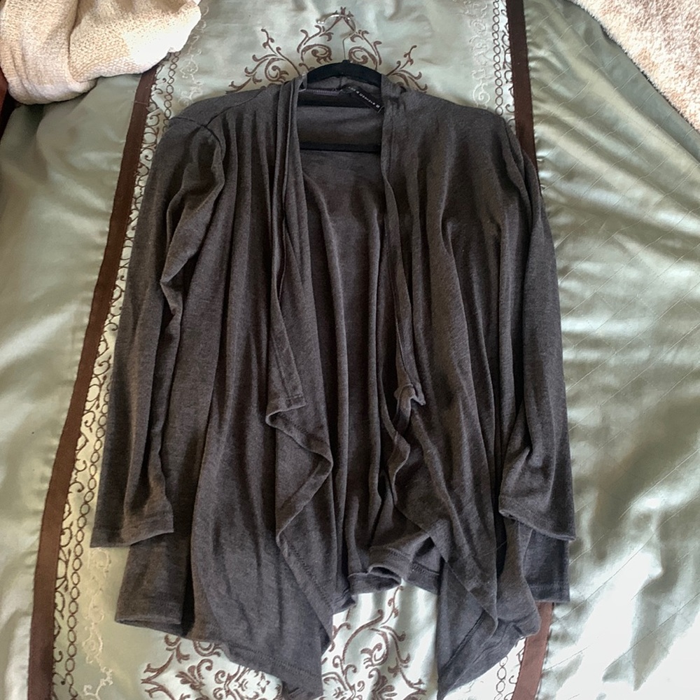 Grey cardigan